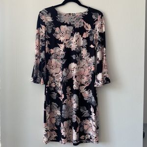 Tommy Hilfiger Floral Bell Sleeve Dress